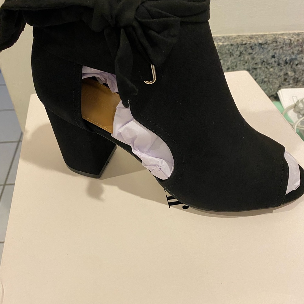 Peep Toe Bootie - image 3